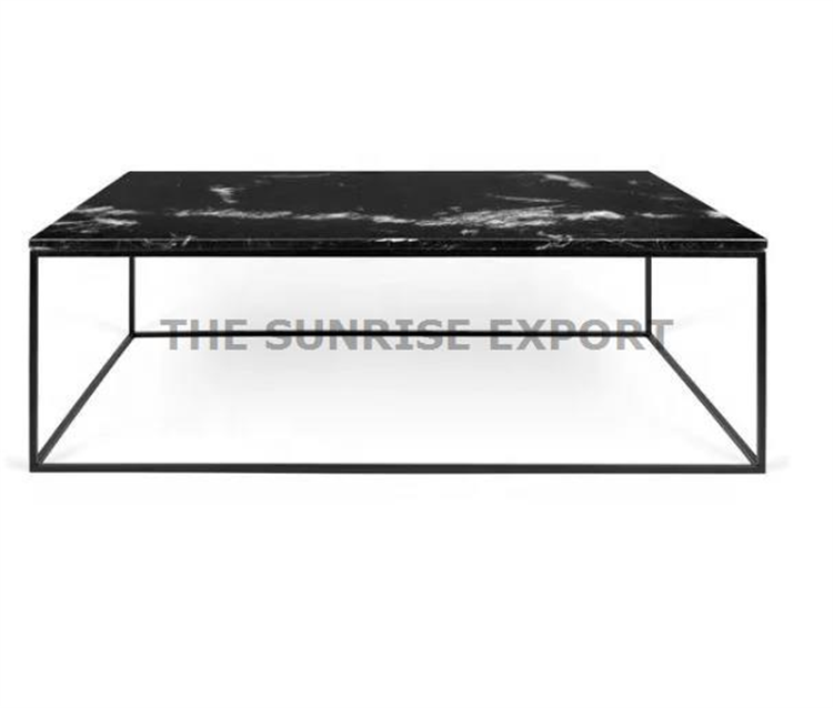 CENTER COFFEE TABLE  WITH MARBLE TOP